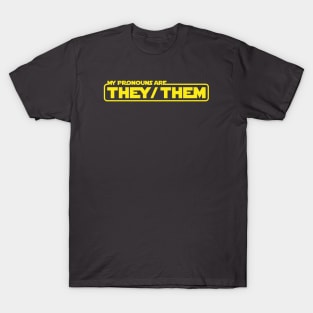 pronouns they them T-Shirt